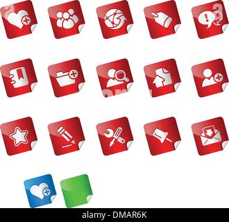 set of color search bars in flat style, vector Stock Vector Image & Art ...
