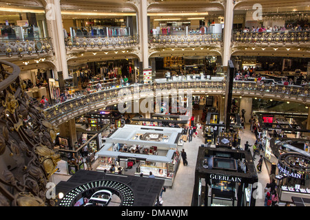 Galeries Lafayette luxury shopping department store in Paris, France Stock  Photo - Alamy