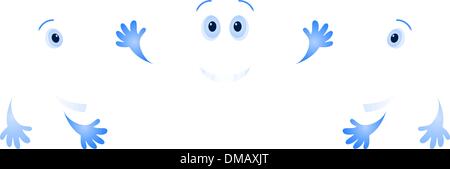 Water drops friends Stock Vector