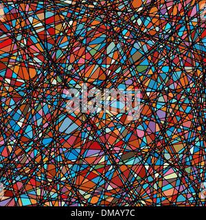 Stained glass texture in a purple tone. EPS 8 Stock Vector