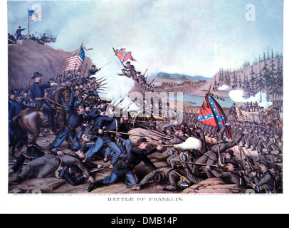 Battle Of Franklin - USA Civil War - Fought November 30, 1864 Stock ...