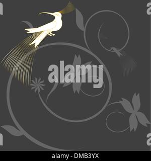 paradise bird Stock Vector