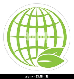 green globe Stock Vector