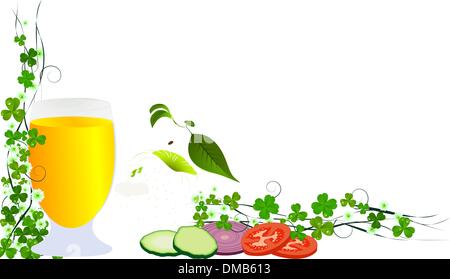 Food corner Stock Vector