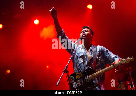 The Temper Trap Performing Live At Festival Paredes De Coura Day 3 Stock Photo Alamy