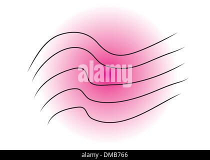 Colored music notes Stock Vector