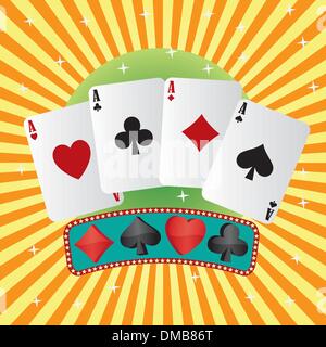 Playing cards Stock Vector