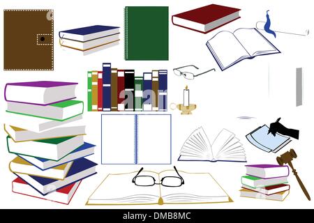 Color Books Stock Vector