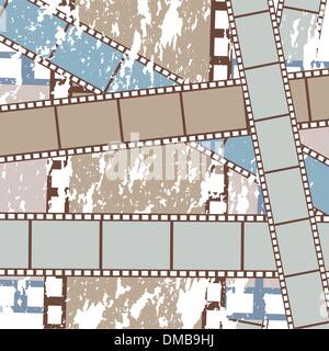 Grunge films background Stock Vector