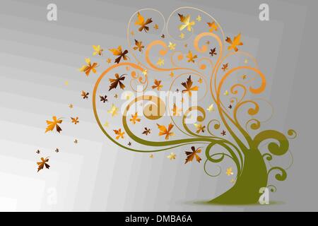 Autumn tree Stock Vector