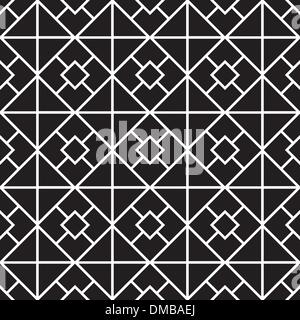seamless monochrome pattern (vector) Stock Vector