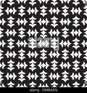 seamless monochrome pattern (vector) Stock Vector