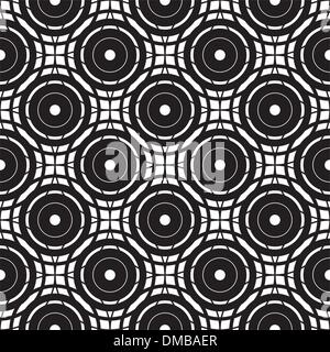 seamless monochrome pattern (vector) Stock Vector