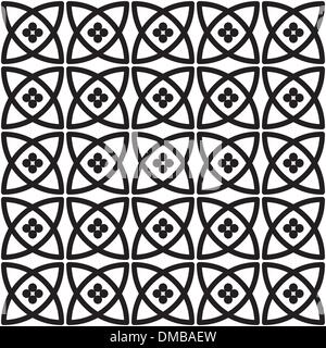 seamless monochrome pattern (vector) Stock Vector