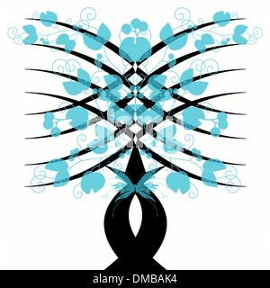 Art tree Stock Vector