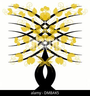 Art tree Stock Vector