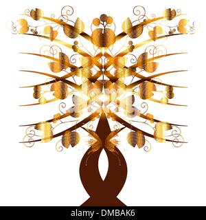 Art tree Stock Vector