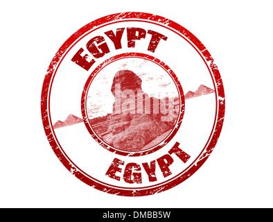 Egypt stamp Stock Vector