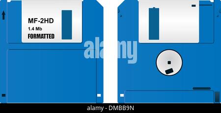 floppy diskette Stock Vector