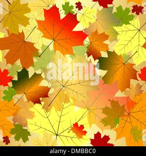 Floral seamless autumn pattern Stock Vector