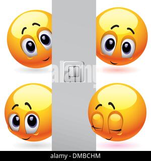 Smiling ball Stock Vector