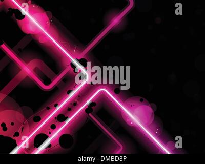 Red Lines Background Neon Laser Stock Vector