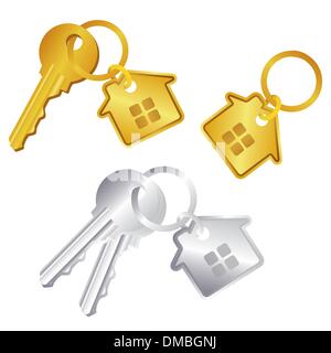 house keys Stock Vector