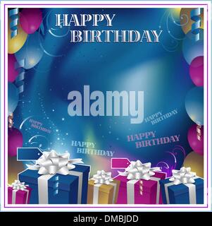 Happy Birthday background Stock Vector