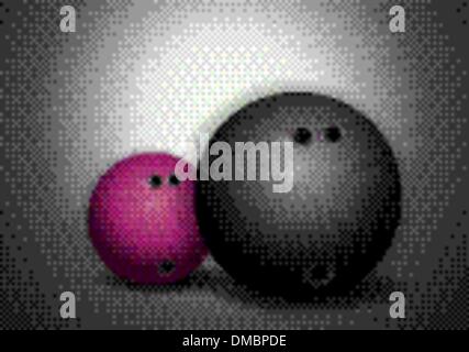 Bowling Balls Stock Vector