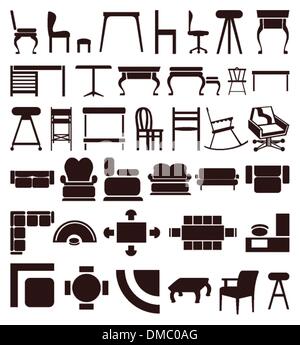 armchair furniture icon Stock Vector Image & Art - Alamy