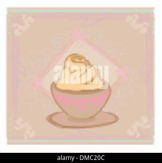 Lovely Cupcake Design Stock Vector