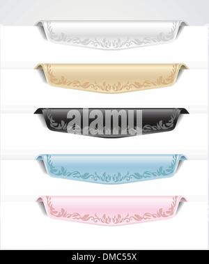 tabs Stock Vector