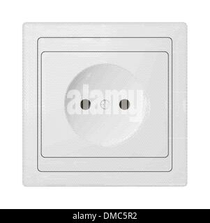 electric power receptacle Stock Vector