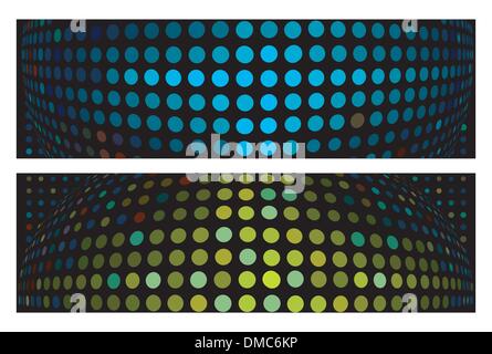 Points and grid Stock Vector