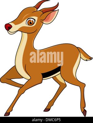 Gazelle cartoon Stock Vector