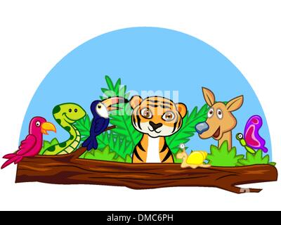 Animal cartoon Stock Vector