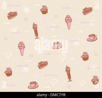 Set of vector sweets Stock Vector