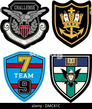 classic heraldic emblem badge Stock Vector