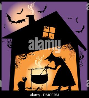 Halloween supper Stock Vector