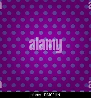 Seamless purple polka dots pattern Stock Vector
