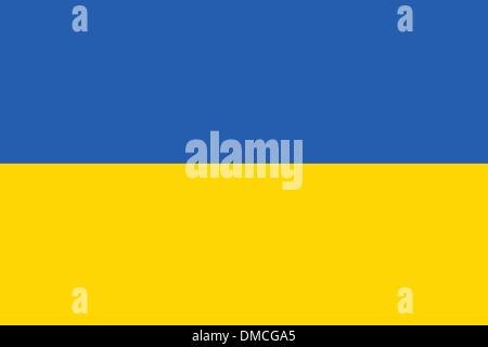 Flag of Ukraine Stock Vector