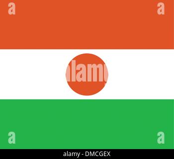 Flag of Niger Stock Vector