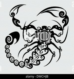 Decorative scorpion Stock Vector