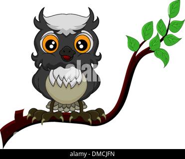 owl cartoon Stock Vector