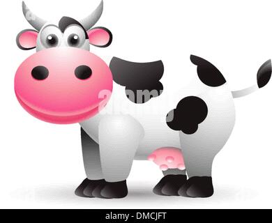 cow cartoon Stock Vector