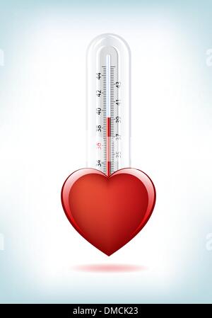 Love Thermometer Stock Vector