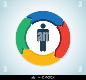 User Centered Design Stock Vector