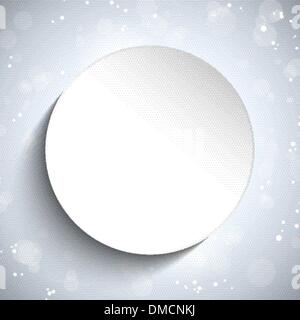 Modern White Circle Glowing Effects Stock Vector