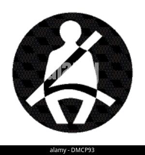 seatbelt icon Stock Vector