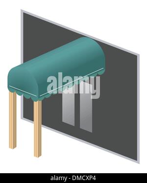 Restaurant window frame icon green vector Stock Vector Image & Art - Alamy